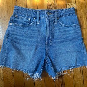 Madewell Curvy High-Rise Jean Shorts